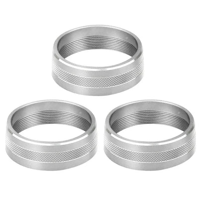 3 x Air Conditioning Button Cover Rings for Jeep Wrangler JK (2011-2018)