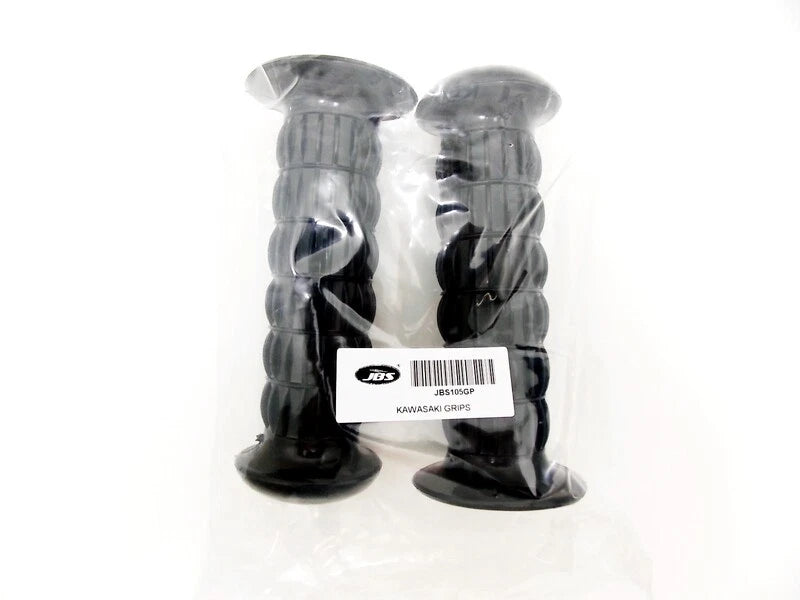 Black Hand Grip Set for Kawasaki KZ750 LTD (1980-1982) - Left & Right Pair