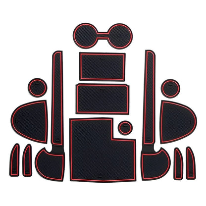 Door Slot Mats Pad for Mitsubishi Triton L200 Cab 4DR (2015-2020)