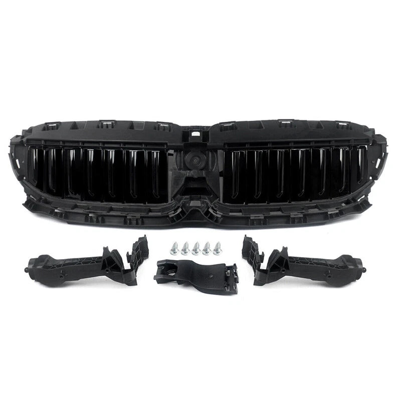 Front Upper Radiator Grille Active Air Shutter for 2019-2022 BMW 3 Series