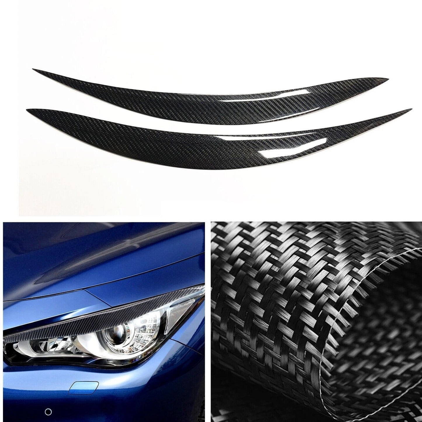 Front Headlight Eyelid Covers for Infiniti Q60 (2017-2022)