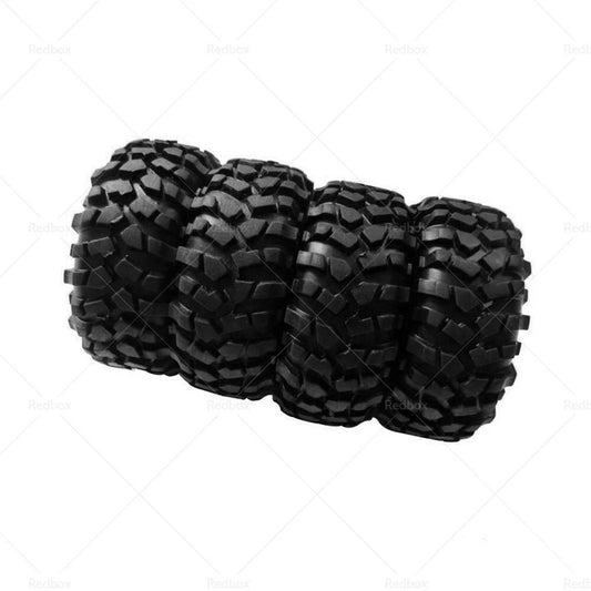 12mm Hex Wheels Rims Tires for 1/10 Off-Road RC Rock Buggy Truck
