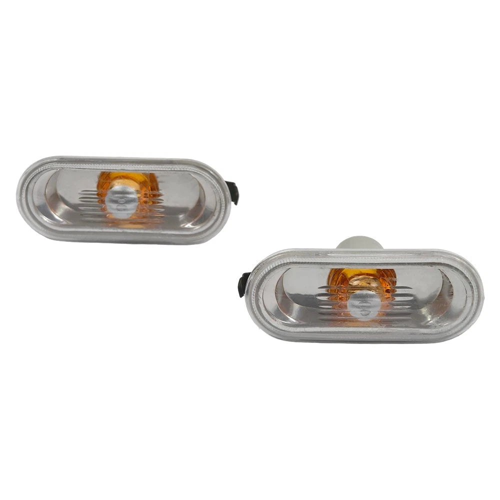 Clear Front Fender Side Marker Indicator Lights for Seat Altea (2004–2015)