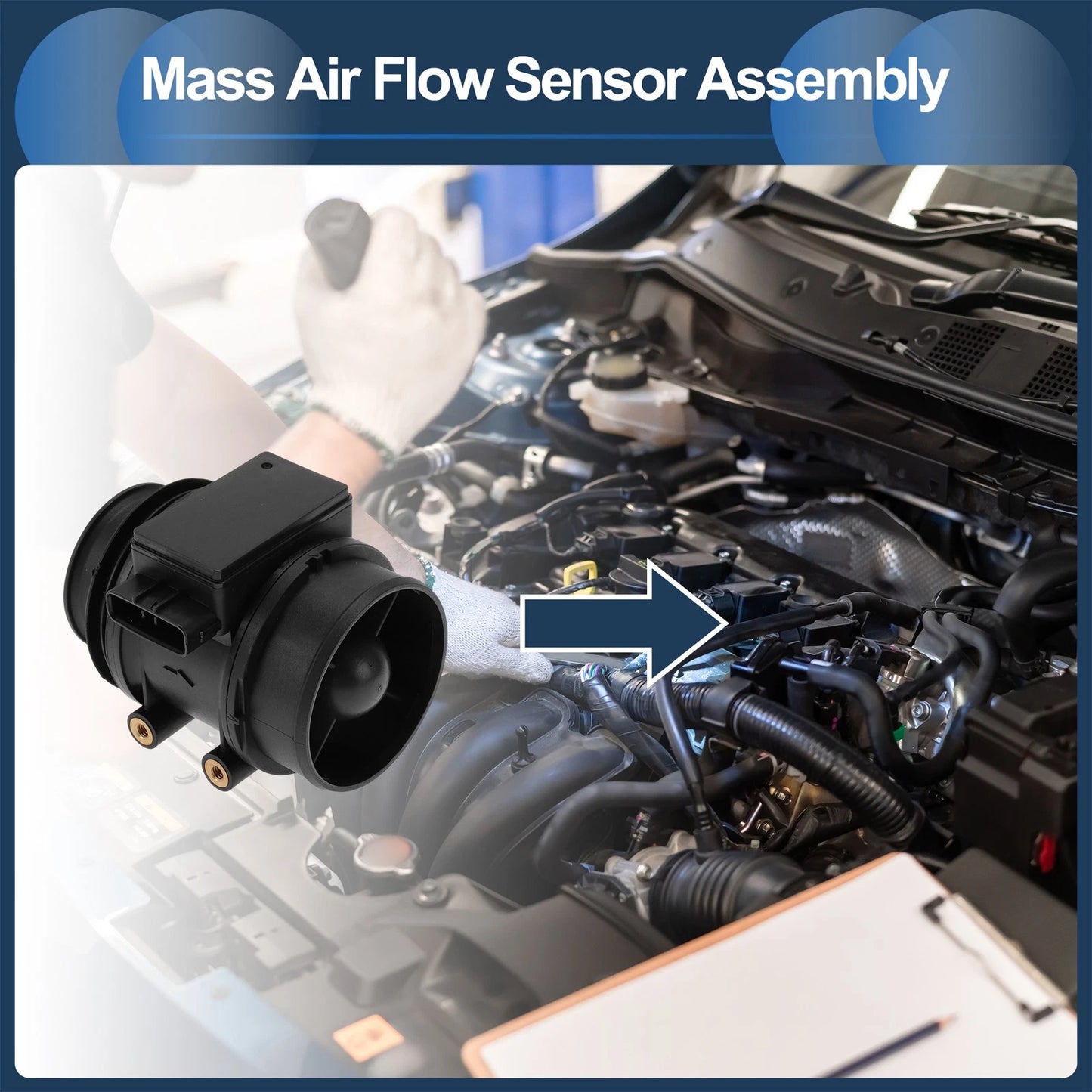 Mass Air Flow Sensor Assembly for Toyota 4Runner (1996–1998)