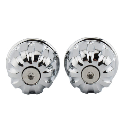 Handlebar End Plug Caps for Triumph Street Twin (2016-2022) Chrome 2 x