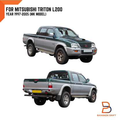 Rear Tub Reflector Pair LH RH for Mitsubishi Triton MK L200 Ute (1996-2006)