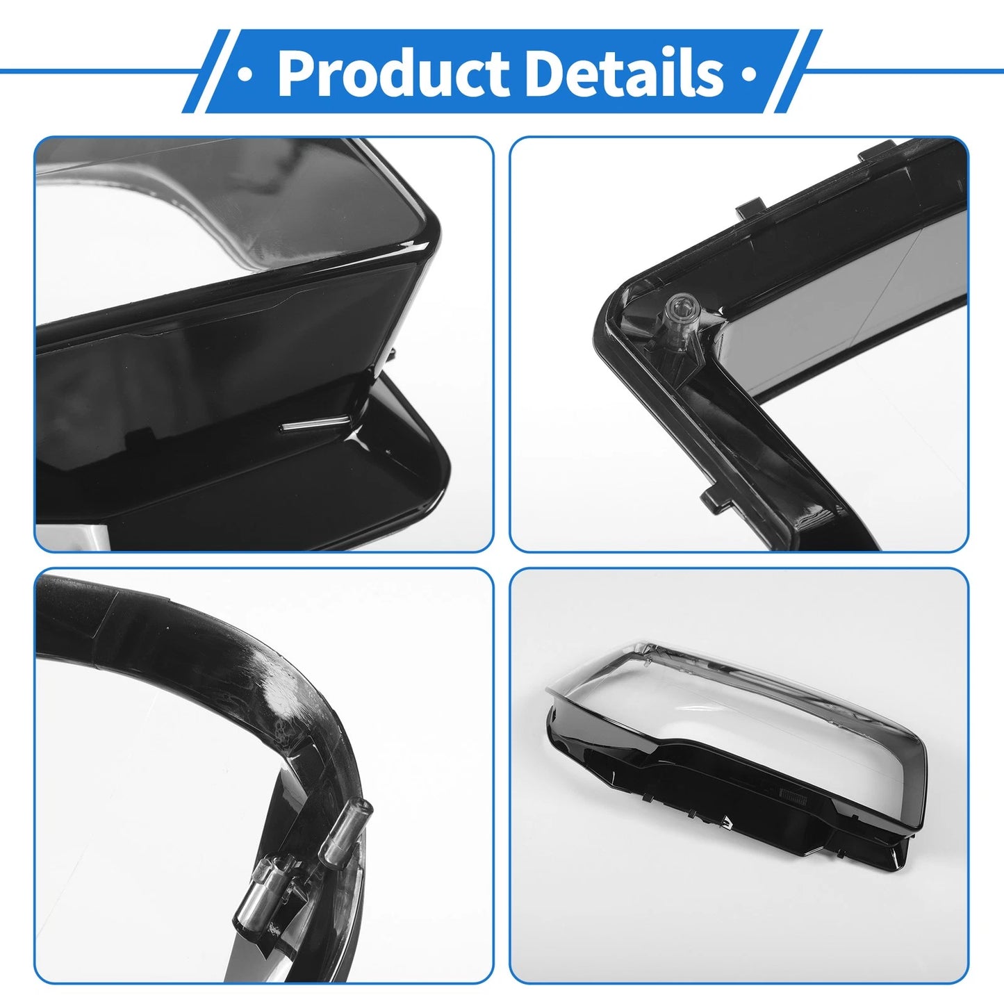 Front Right Headlight Lens Cover for BMW X3/E83 (2004-2010)
