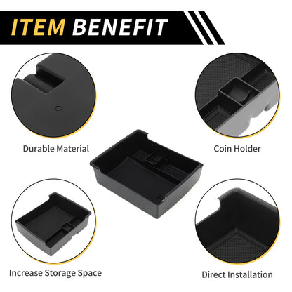 Center Console Organizer Tray for Ford Maverick (2022-2024) Black