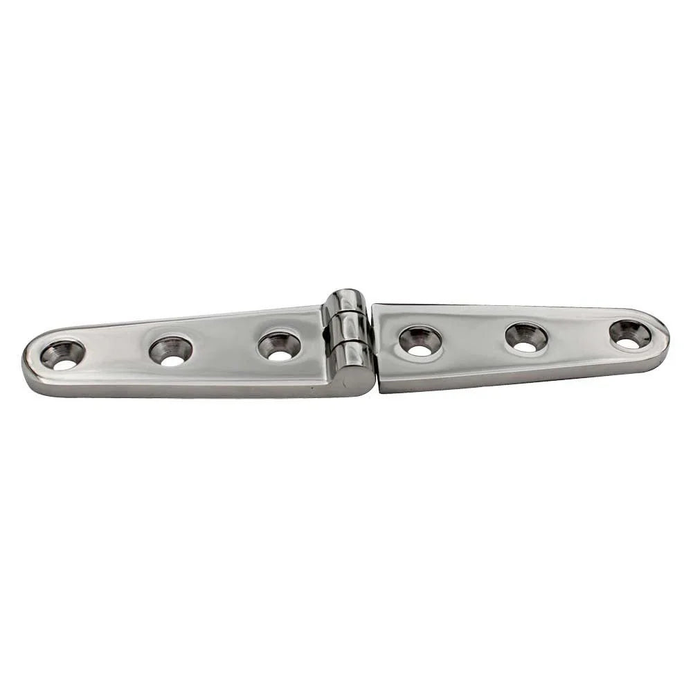 Polished 316 Stainless Steel Hinges for Marine Use, Easy Install