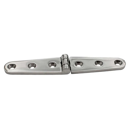 Polished 316 Stainless Steel Hinges for Marine Use, Easy Install
