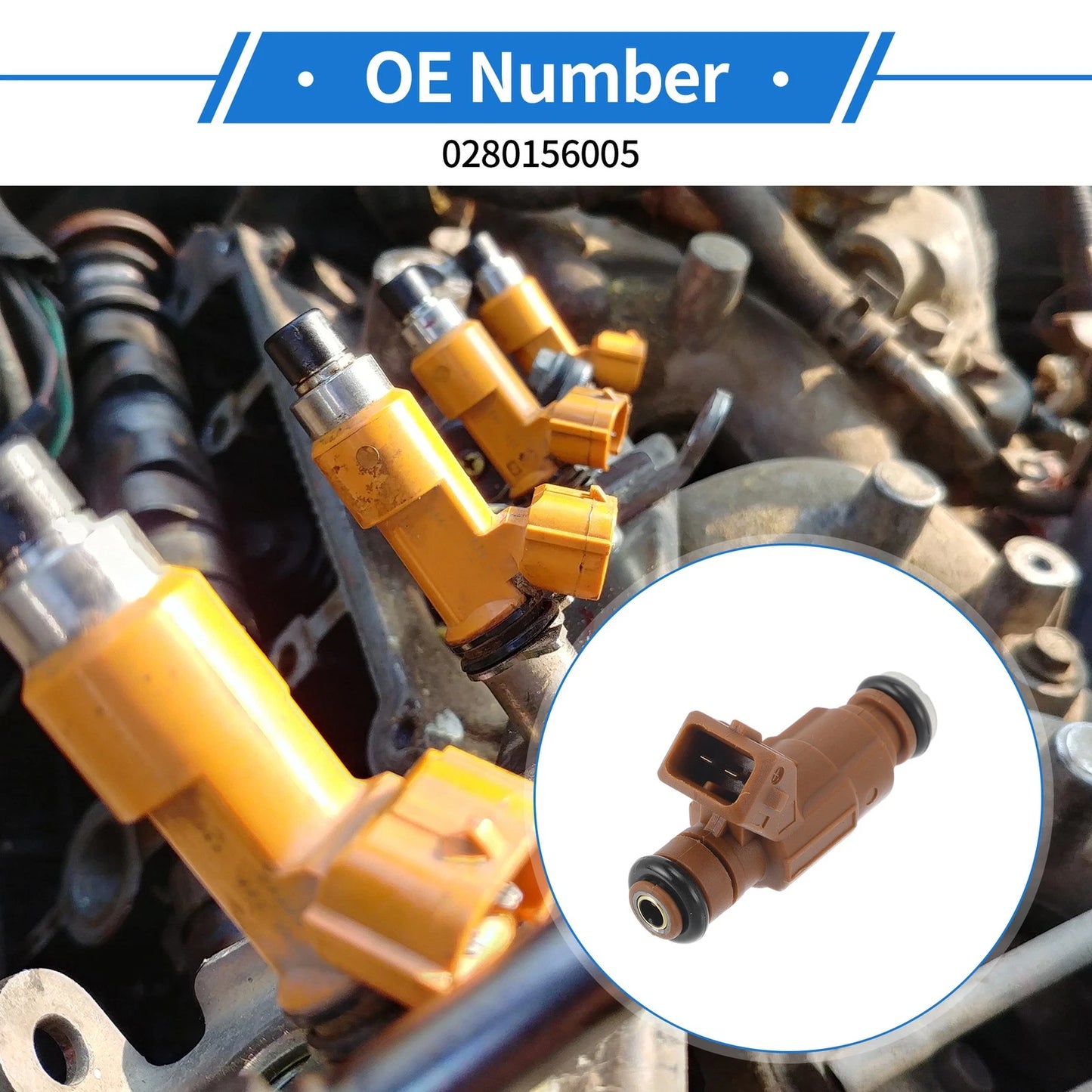 Fuel Injector 1 Pc for Ford Focus 2.0 16V (1998-2004)
