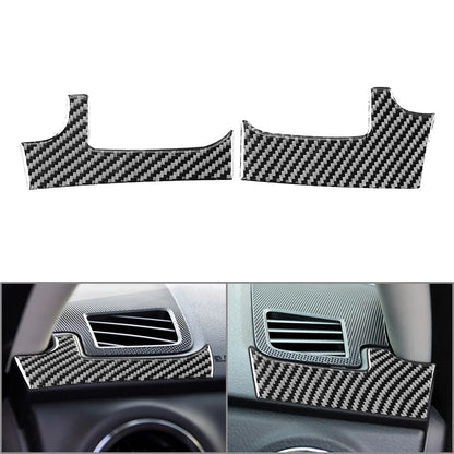 Carbon Fiber Black Dashboard Air Outlet Cover Trim for Toyota Tundra (2014-2021)