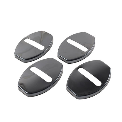 Black Door Lock Protective Cover for Audi A3 A4 TT S3 VW Golf Passat Tiguan