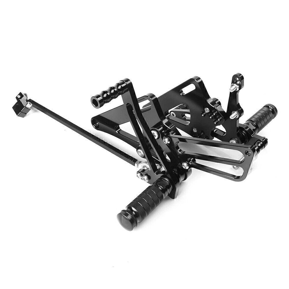 Aluminum Rear Footpegs for Honda CB400 VTEC (2000-2007) - Black GP Shift Kit