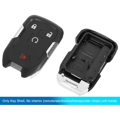 4 Key Buttons Car Key Fob Shell Case for GMC Acadia Prox (2017-2019)