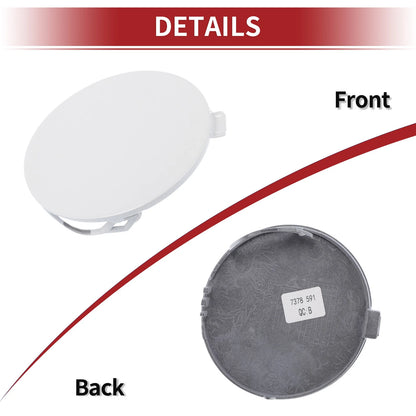 Front Tow Hook Cover for BMW X5 F15 (2014-2018) - White 1 Pcs