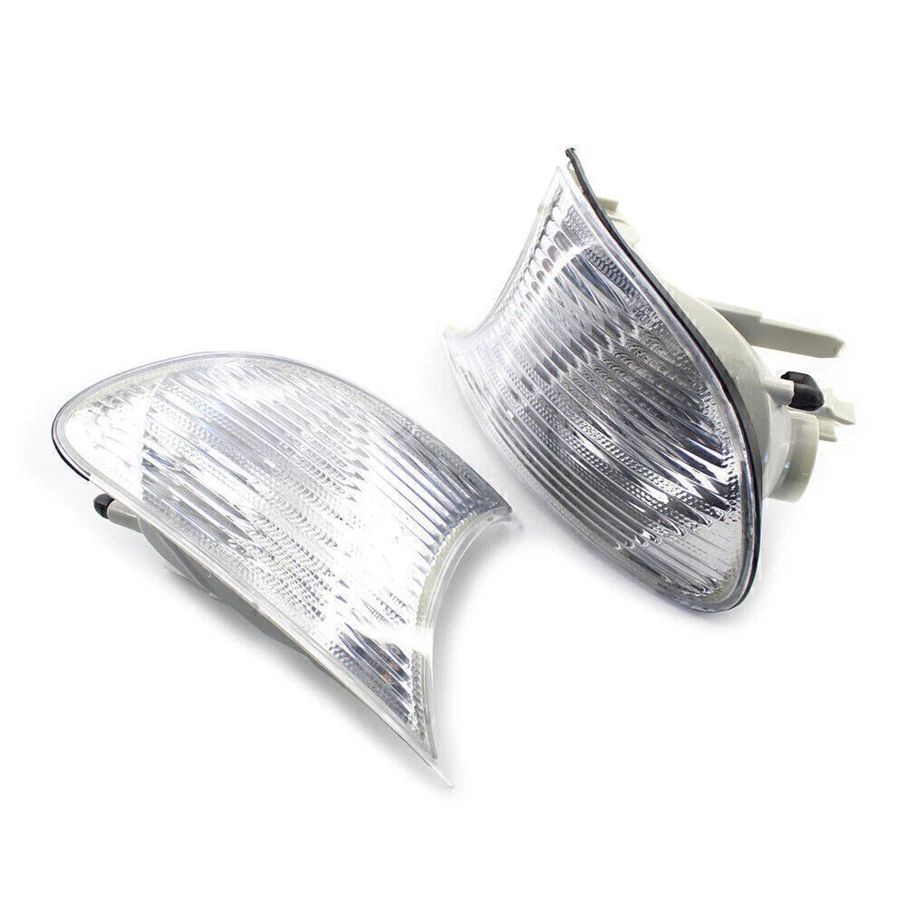 2 x Clear Corner Light Signal Lens for BMW E46 3-Series (2000-2001)