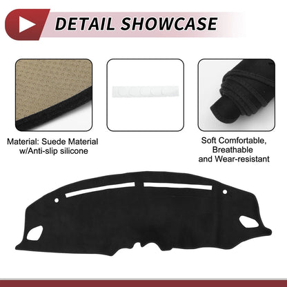 Dash Cover Mat for Suzuki Swift ZC33S 2018-2024 Black