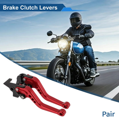 Brake Clutch Levers Red 1 pair for Yamaha MT-10/FZ-10 (2017–2021)