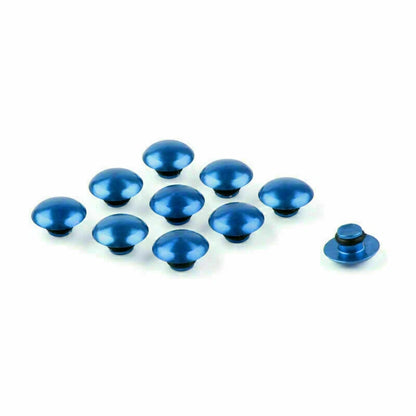 10 x M6 Blue Protective Caps for Motorcycle F2