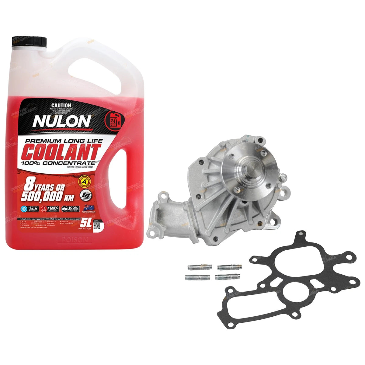 Water Pump + Coolant for Toyota Prado KZJ95–KZJ120 (2000–2009)