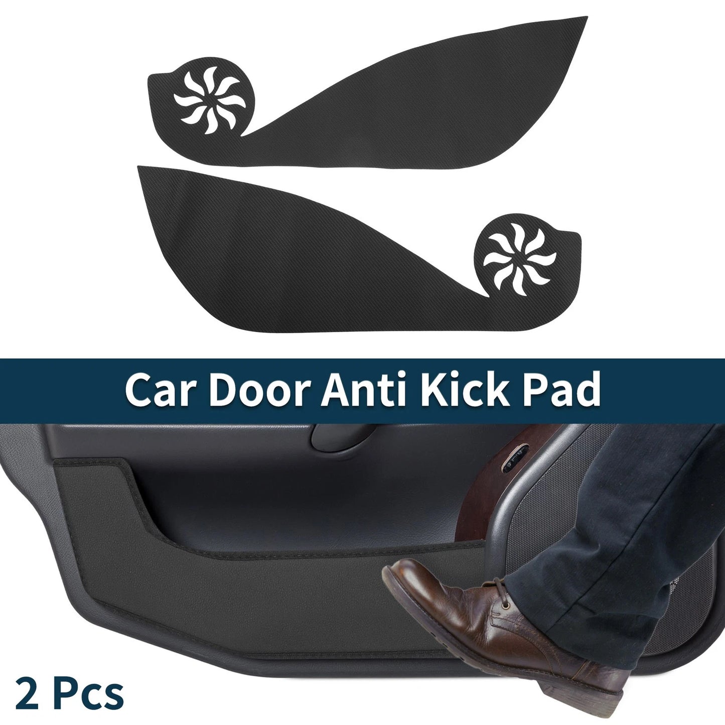 Leather Car Door Anti Kick Pad Sticker for TOYOTA Sienta 170 Series