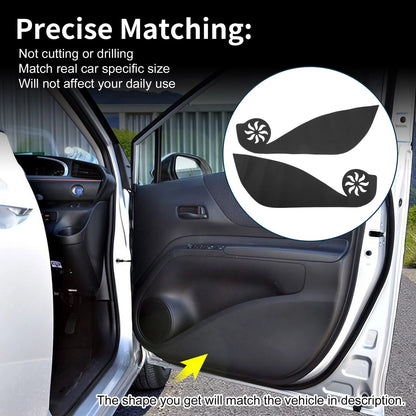 Leather Car Door Anti Kick Pad Sticker for TOYOTA Sienta 170 Series