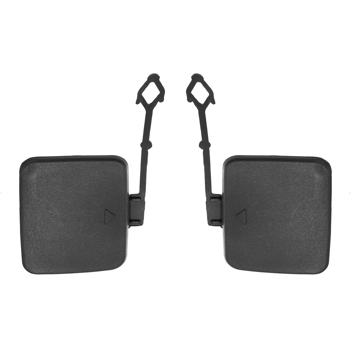 1 Pair Rear Bumper Tow Hook Cover for BMW X5 Black