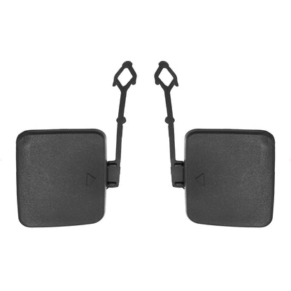 1 Pair Rear Bumper Tow Hook Cover for BMW X5 Black