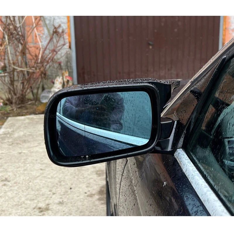 Glossy Black M4 Style Rearview Mirror Covers for BMW E46 E39 3 Series (1998-2005)