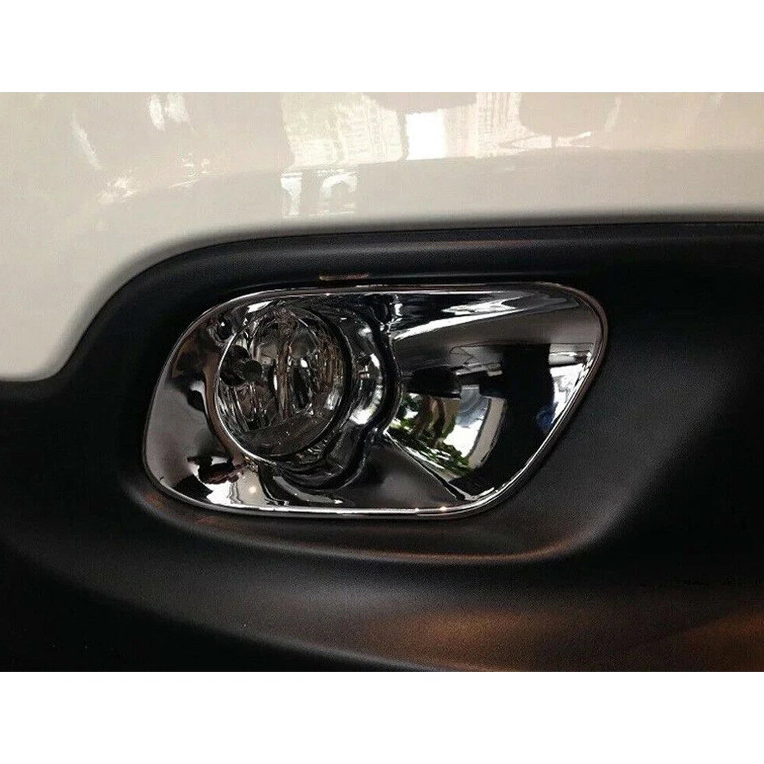 Chrome ABS Front Fog Light Covers for Jeep Patriot (2011-2016)