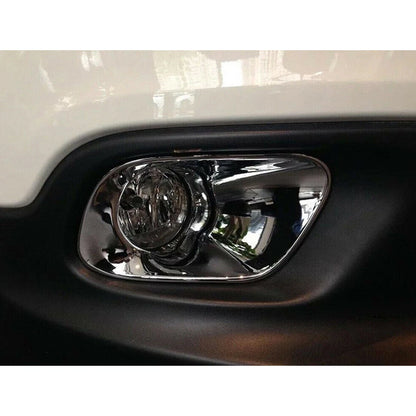 Chrome ABS Front Fog Light Covers for Jeep Patriot (2011-2016)