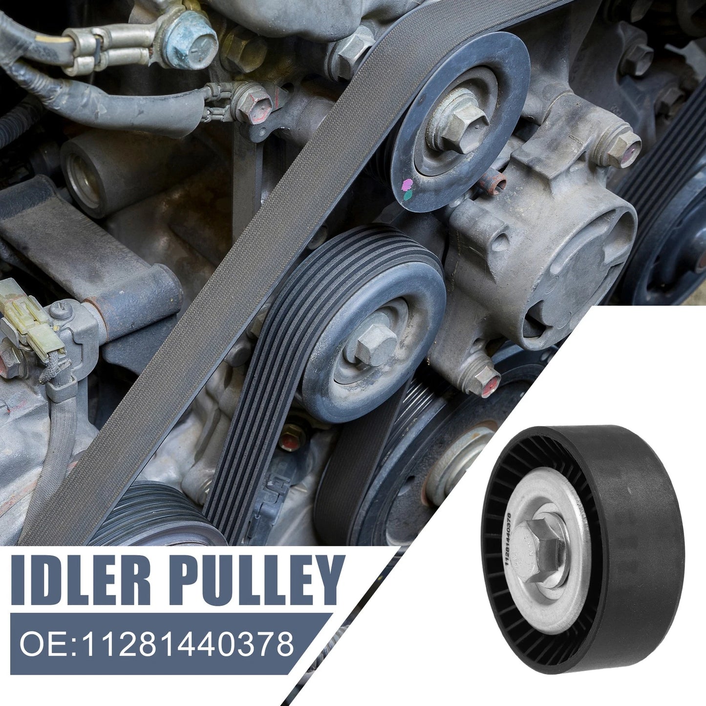 Tensioner Idler Pulley for BMW X3, Serie 5 (2003-2010)