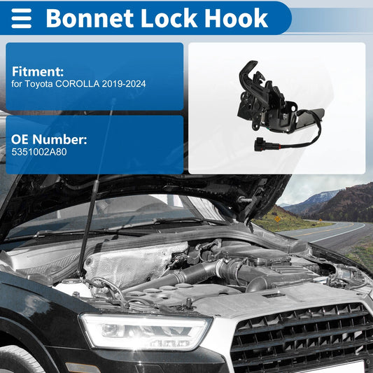 Hood Latch Assembly for Toyota Corolla (2019-2024)