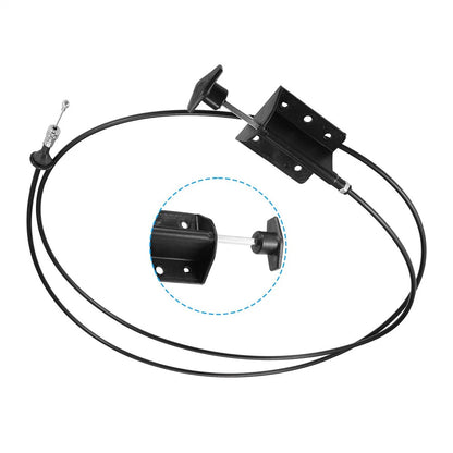 Hood Latch Lock Control Cable for Dodge D150 D250 W150 W100 (1981-1993)