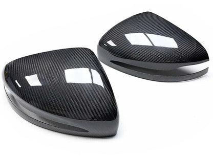 DRY Carbon Fiber Add-on Side Mirror Shell Cover Caps For Benz W167 GLE 2019-2020