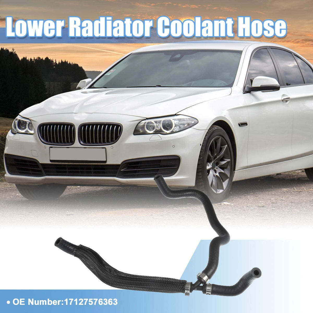 Radiator Coolant Hose for BMW 550i Base 4.4L V8 (2011-2013)