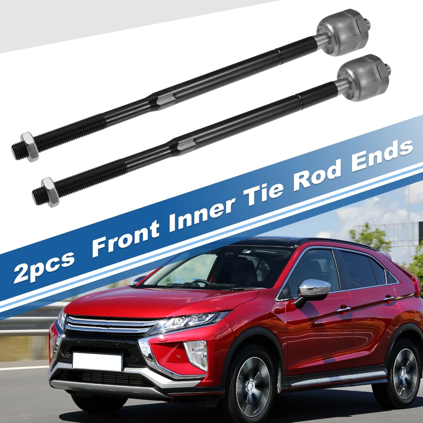 4 x Front Inner Tie Rod Ends for Mitsubishi Outlander (2007-2017)