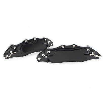 Black 3D Metal Brake Caliper Covers for Universal Car