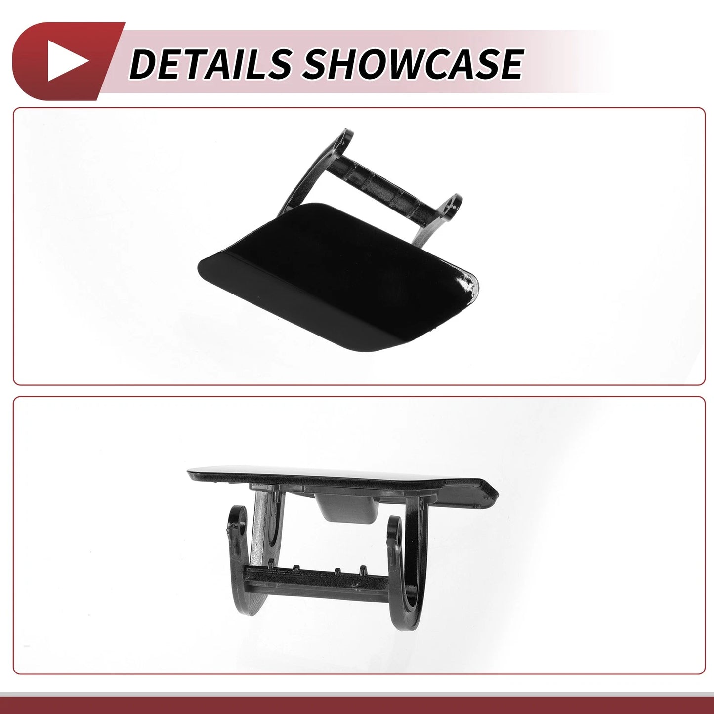 Front Left Washer Nozzle Cover for BMW 740i (2013-2015) - Black Cap
