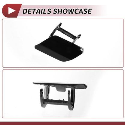 Front Left Washer Nozzle Cover for BMW 740i (2013-2015) - Black Cap