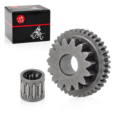 Starter Idler Gear + Bearing for Yamaha Grizzly 400 450 660 4x4 (2002–2013)
