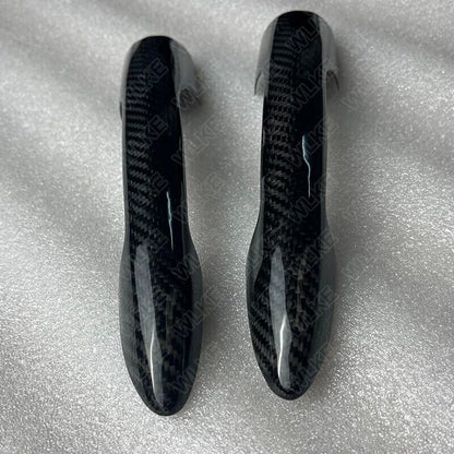 100% Carbon Fiber Exterior Door Handle Cover Trim for Alfa Romeo Giulietta 12-21