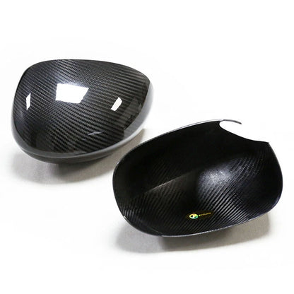 100% Carbon Fiber Stick-on Side Mirror Cover Caps for Dodge Challenger 2009-2022