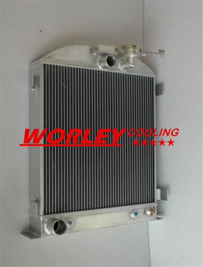Aluminum Radiator 22.5" for Ford Chopped Engine Low Boy (1932)