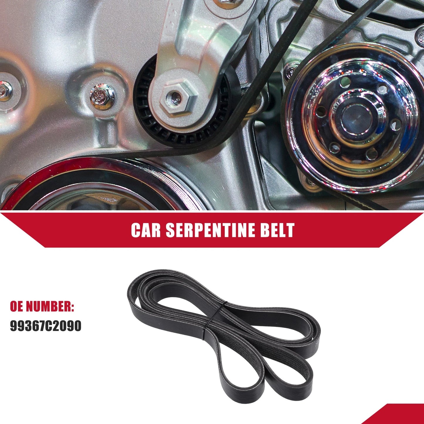 Serpentine Belt for Toyota Avalon 2005-2008 (2 x)