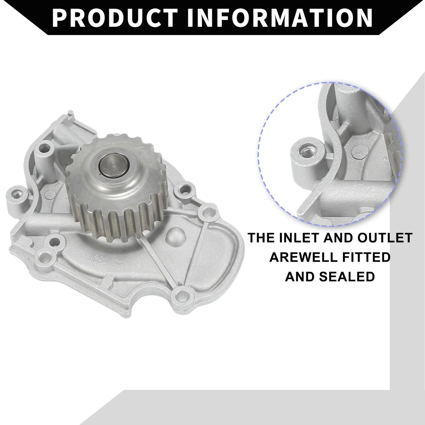 Water Pump for Honda Civic Acura Integra Rubber Ring Kit