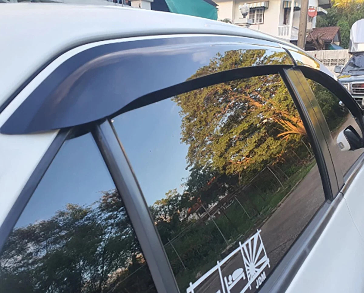 4 x Door Window Visors for Toyota Yaris Sedan (2007-2012)
