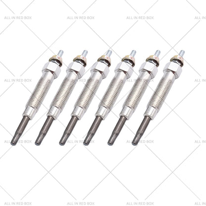 6 Pcs Glow Plugs for Nissan Patrol IV GU Y61 (1997-2000) RD28Ti 2.8L TD 6cyl