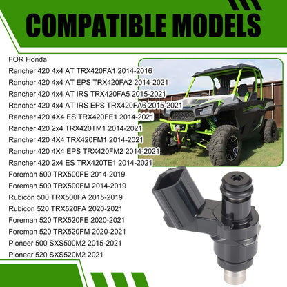 Fuel Injector for Honda Rancher 420 TRX420 (2014-2021) 16450-HR3-A42/A43